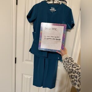 Barco One Women's Teal Scrub Set